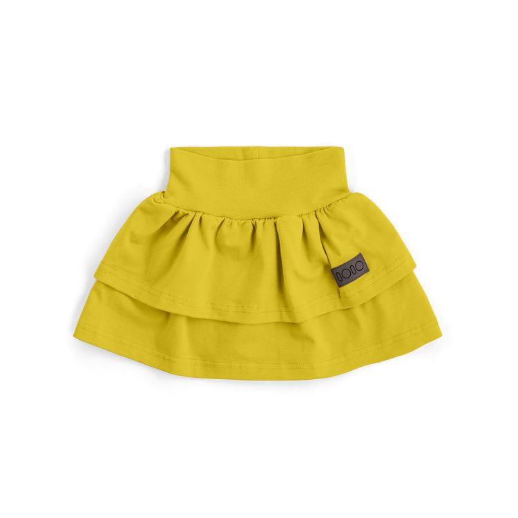 IOIO, Dětská sukně volánková Kanárková žlutá
